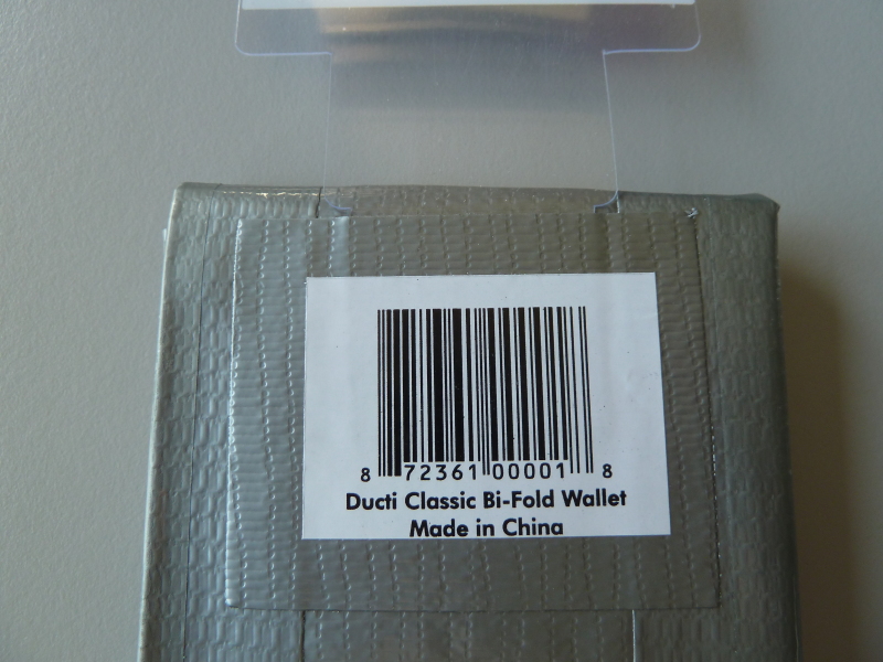 Silver Ducti Classic Bi-Fold Duct Tape Wallet 